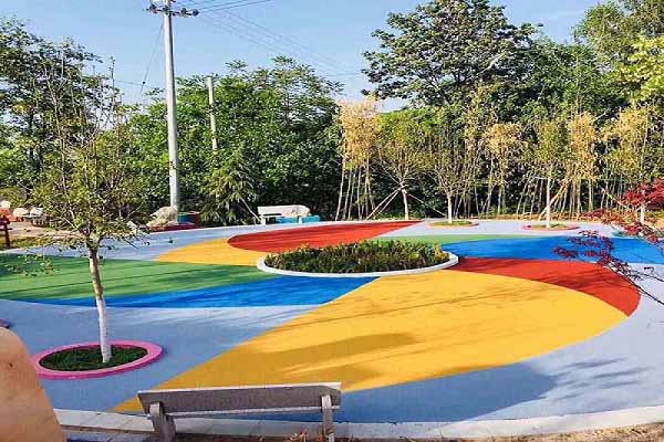 增城儿童公园——彩色透水地坪