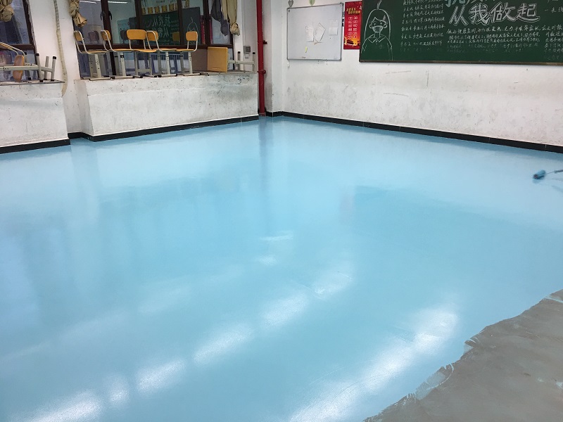 广州学校教室环氧超耐磨地坪方案